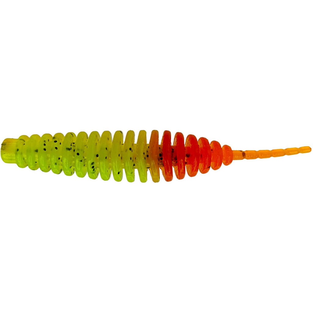 Силікон рибальський FishUP Tanta 2" 248 - Chartreuse/Orange (9шт/уп) (1864.11.02) - зображення 1