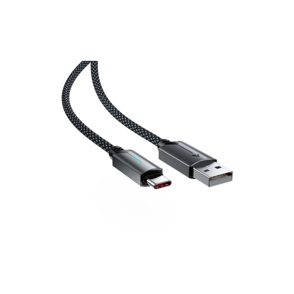 Дата кабель USB 2.0 AM to USB-C 1.2m 60W black Acefast (6974316284482) - зображення 3
