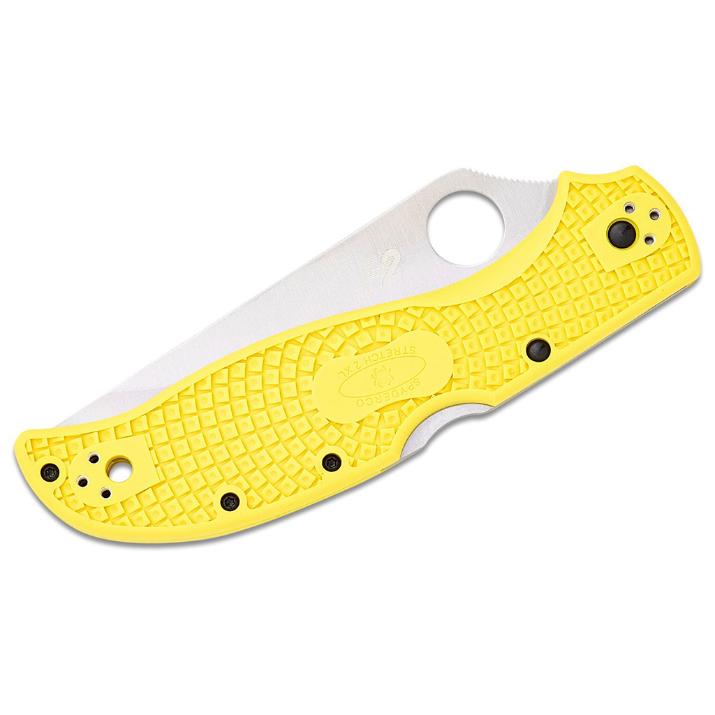 Ніж Spyderco Stretch 2 XL H-2 Yellow FRN (C258PYL) - зображення 3