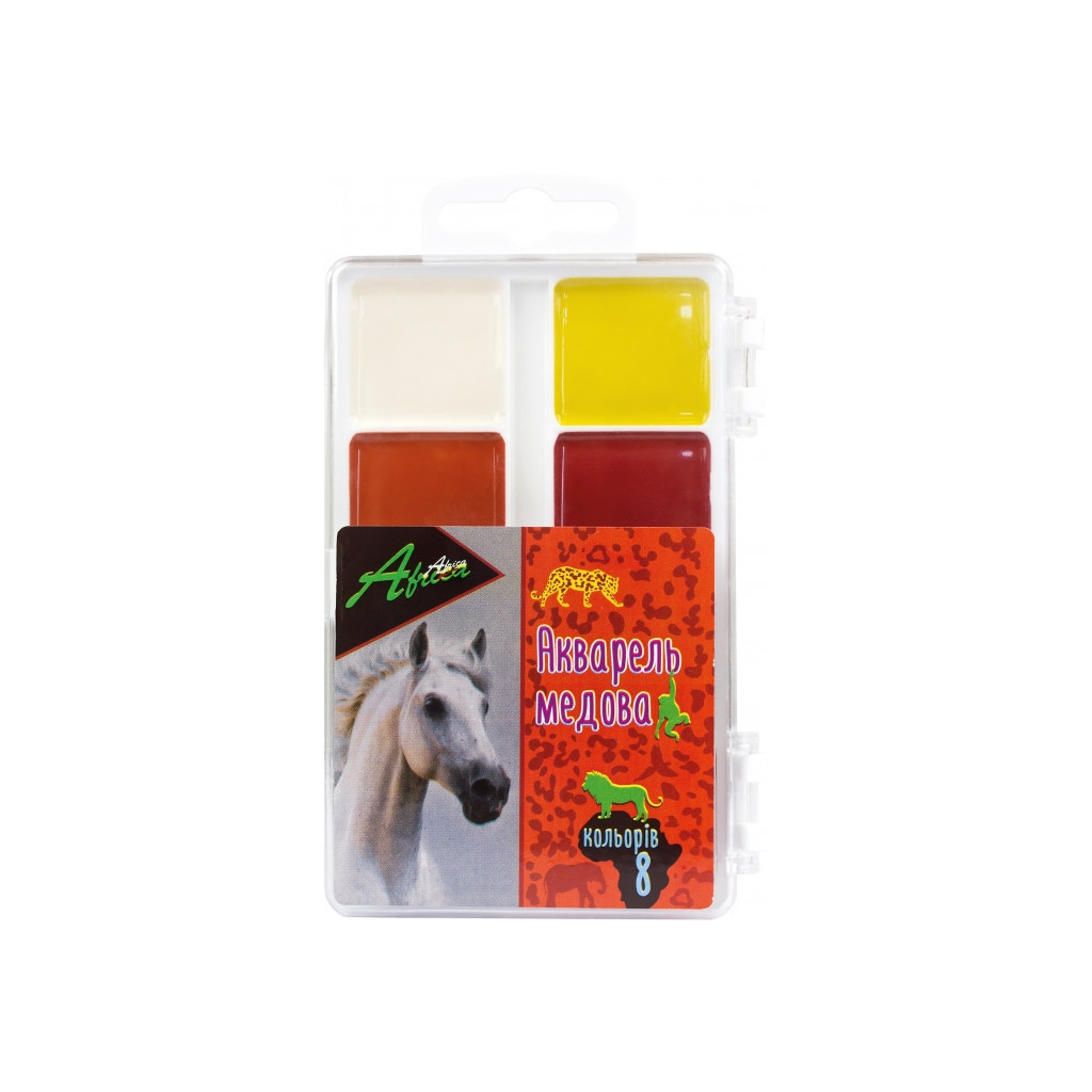 Акварельні фарби Economix Africa медові 8 кольорів (E60124) - зображення 1