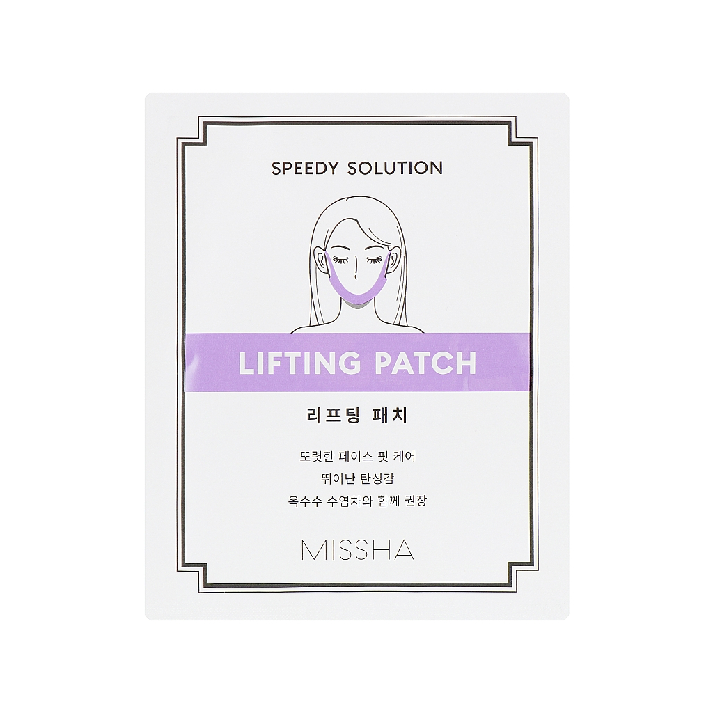 Патчі для обличчя Missha Speedy Solution Lifting Patch 1 шт (8806185764520) - изображение 1