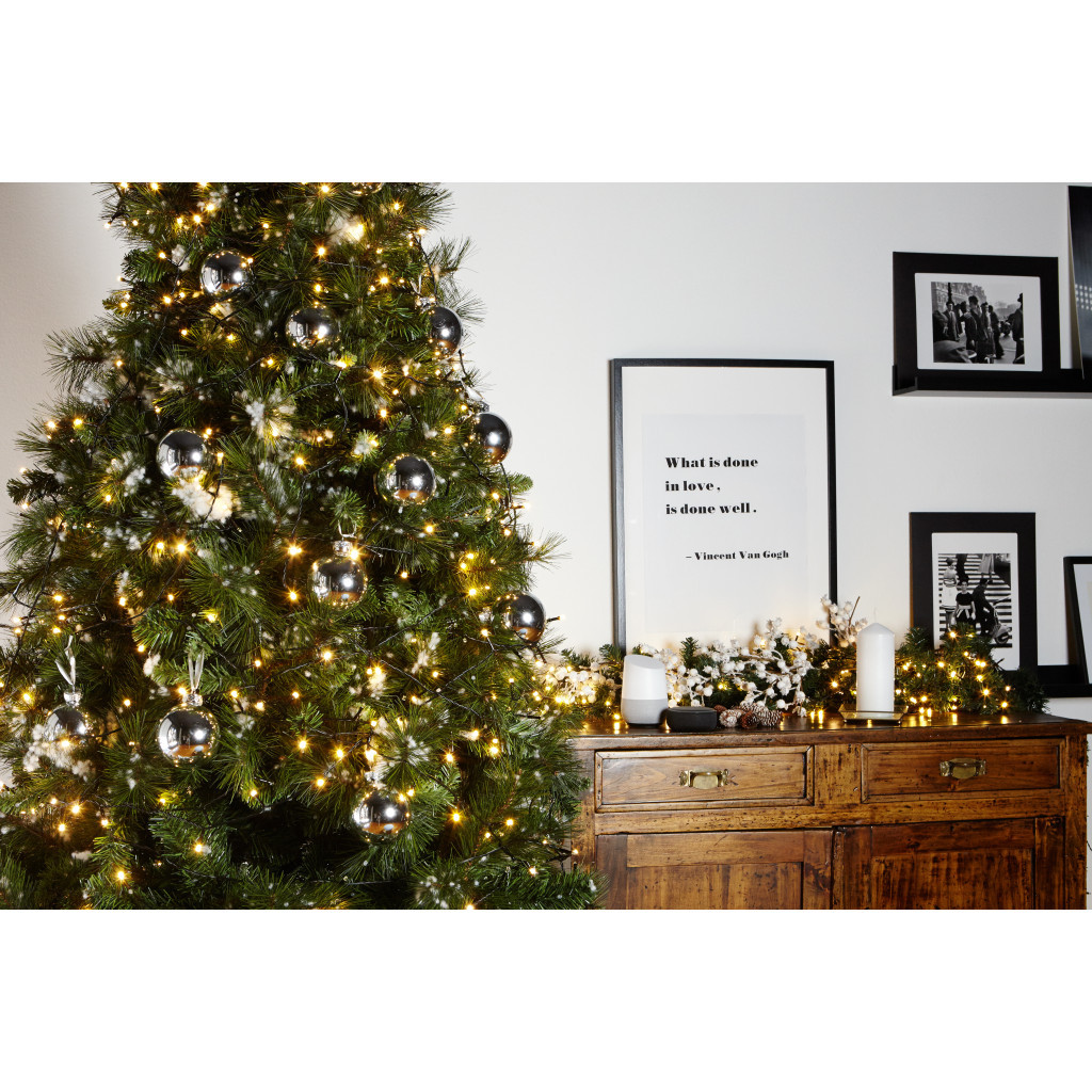 Гірлянда Twinkly Smart LED Strings AWW 400, BT+WiFi, Gen II, IP44, кабель чор (TWS400GOP-BEU) - зображення 7