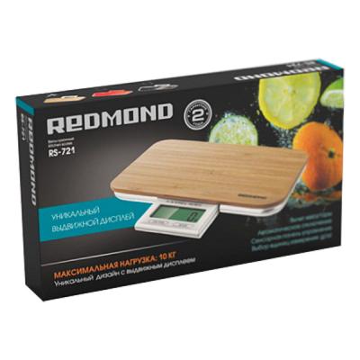 Ваги кухонні Redmond RS-721 (Дерево) - зображення 2