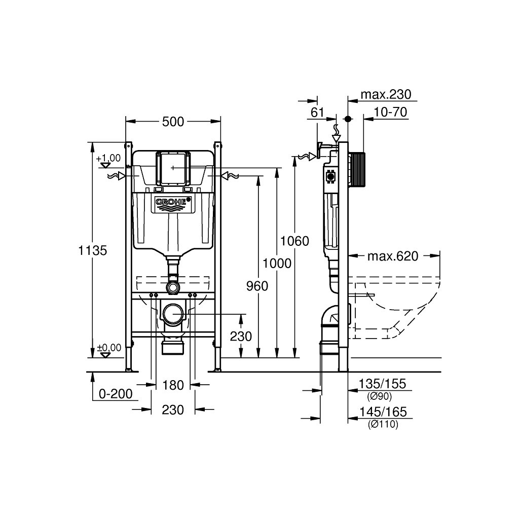 Інсталяція Grohe QuickFix 38971000 (CV030562) - зображення 8