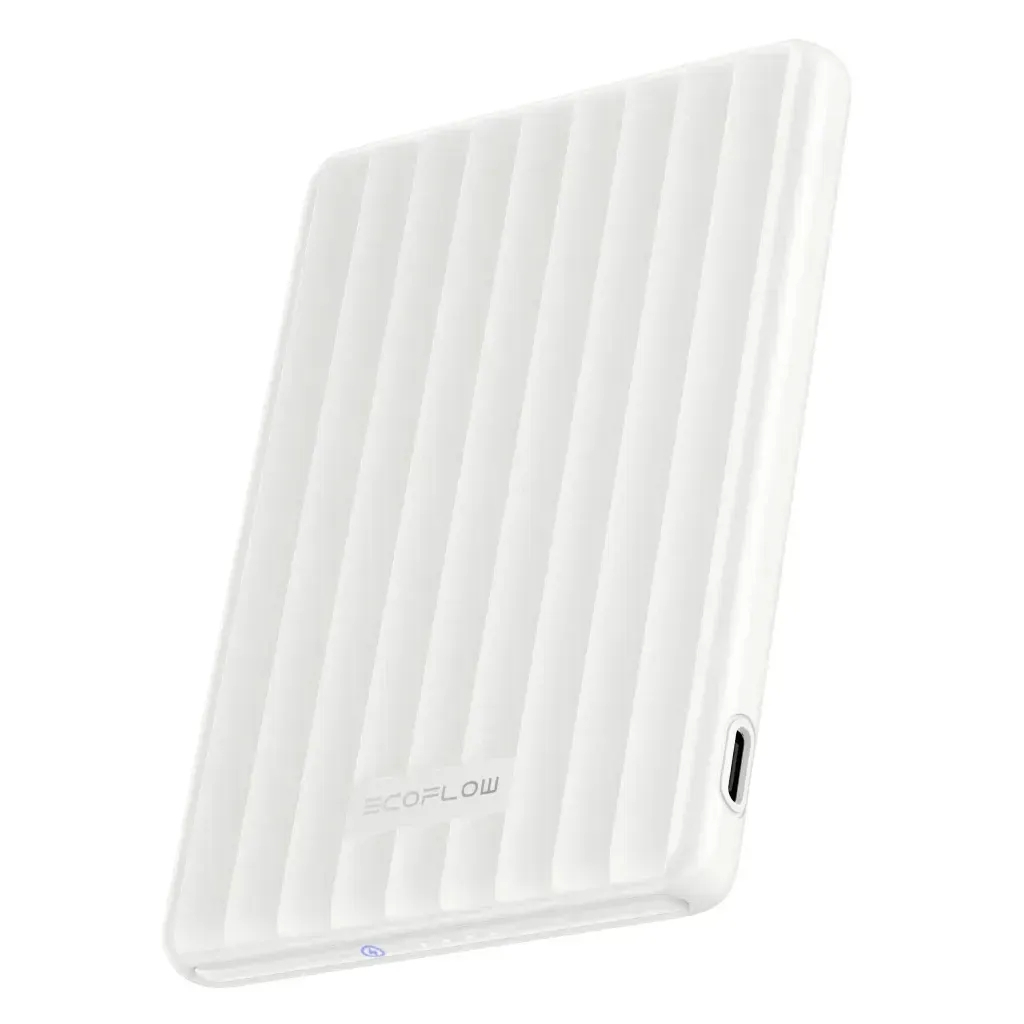 Батарея універсальна EcoFlow RAPID Mag Power Bank 5000mAh white (EF-RAPIDQI1-5K-W-EU) - зображення 1