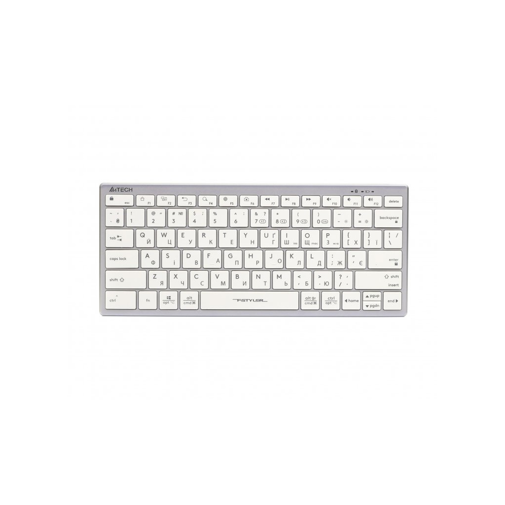 Клавіатура A4Tech FBX51C Wireless/Bluetooth White (4711421972987) - зображення 1