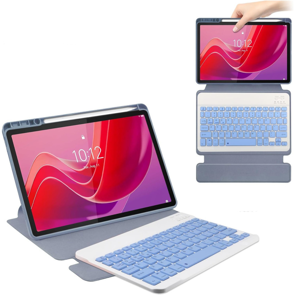 Чохол до планшета BeCover Keyboard 360° Rotatable Lenovo Tab M11 (2024) TB-TB330FU/Xiaoxin Pad 11 (2024) 11" Purple (711078) - зображення 2