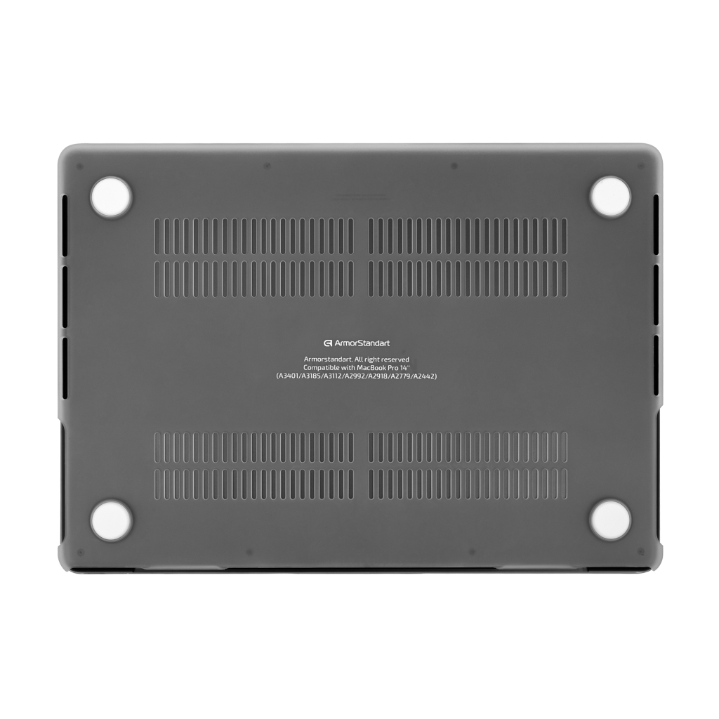 Чохол до ноутбука Armorstandart 15.3" MacBook Air M4/M3/M2 (A3241/A3114/A2941) Clear Matte (ARM79457) - зображення 2