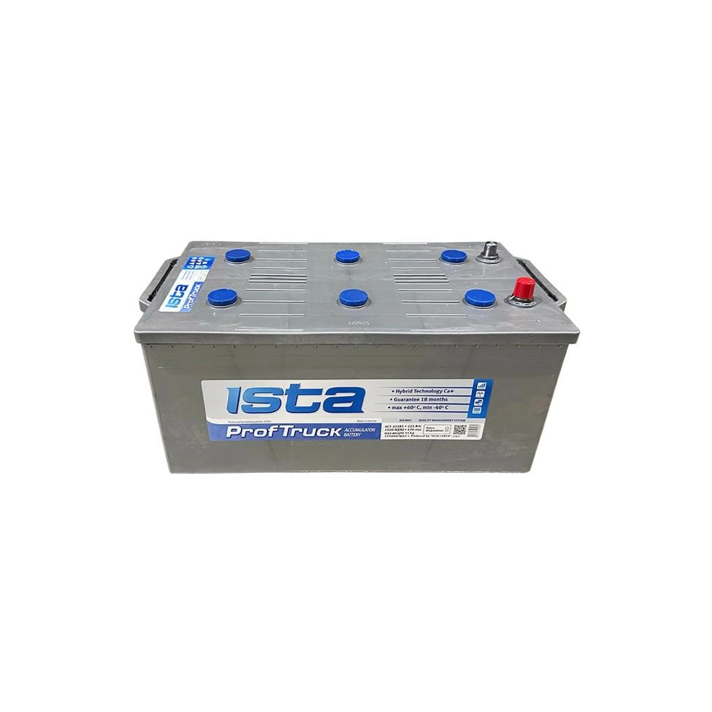 Акумулятор автомобільний Ista Prof Truck 225Ah бокова(+/-) (1500EN) - зображення 3