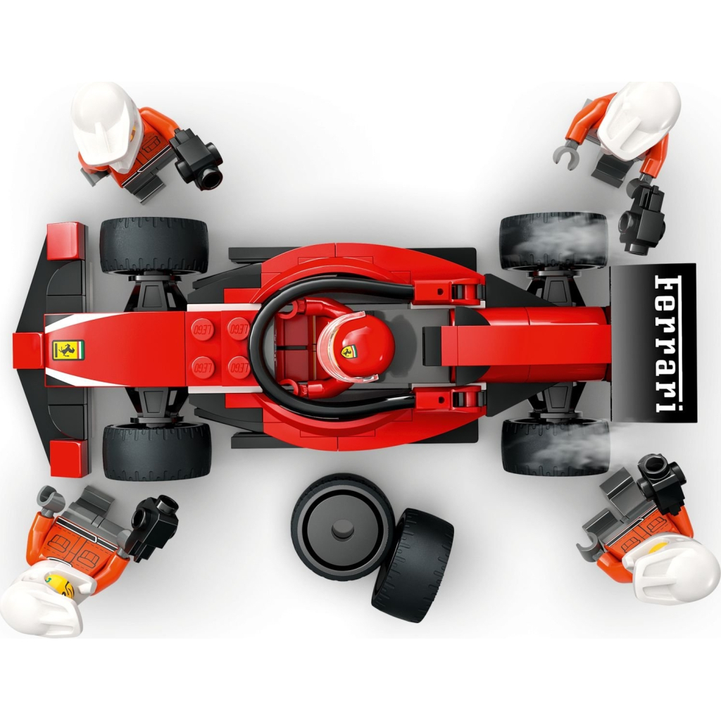 Конструктор LEGO City Піт-стоп і піт-екіпаж F1 з болідом Ferrari (60443) - зображення 6