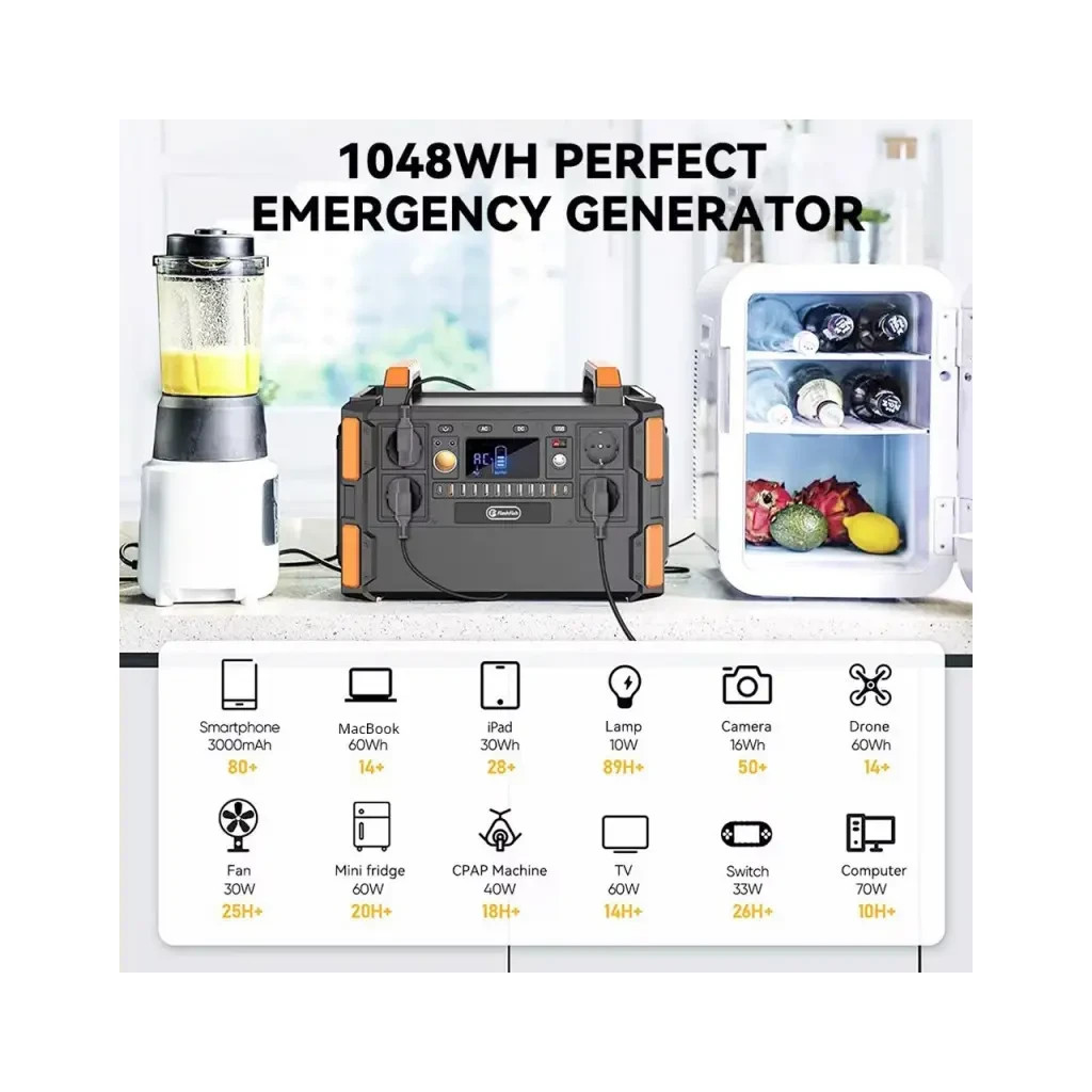 Зарядна станція FlashFish F132, 1000W (F132) - зображення 5