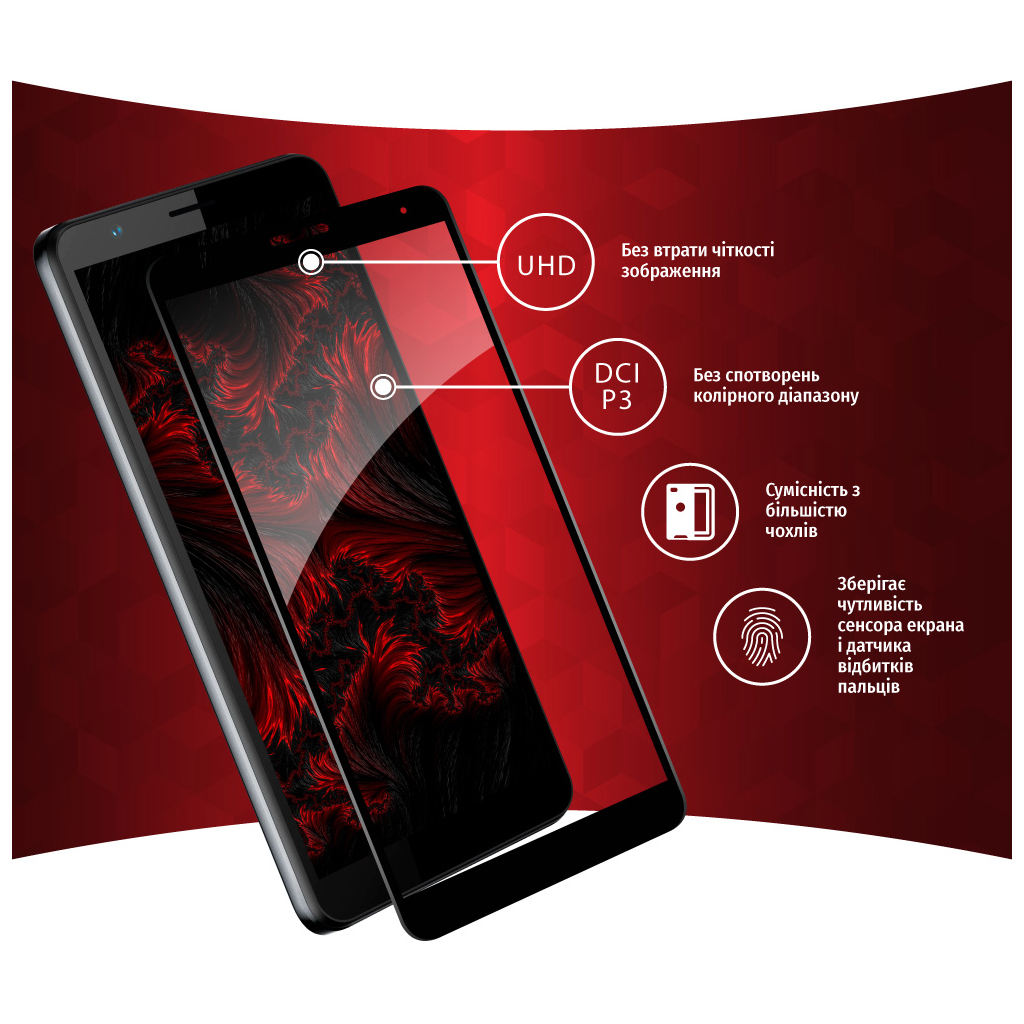 Скло захисне Intaleo Full Glue ZTE Blade A31 Plus (1283126523113) - зображення 3