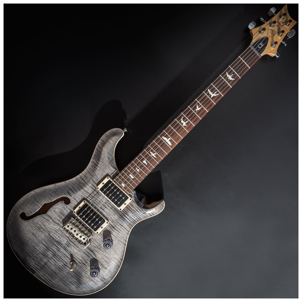 Гітара напівакустична PRS CE 24 Semi-Hollow Faded Grey Black - зображення 10