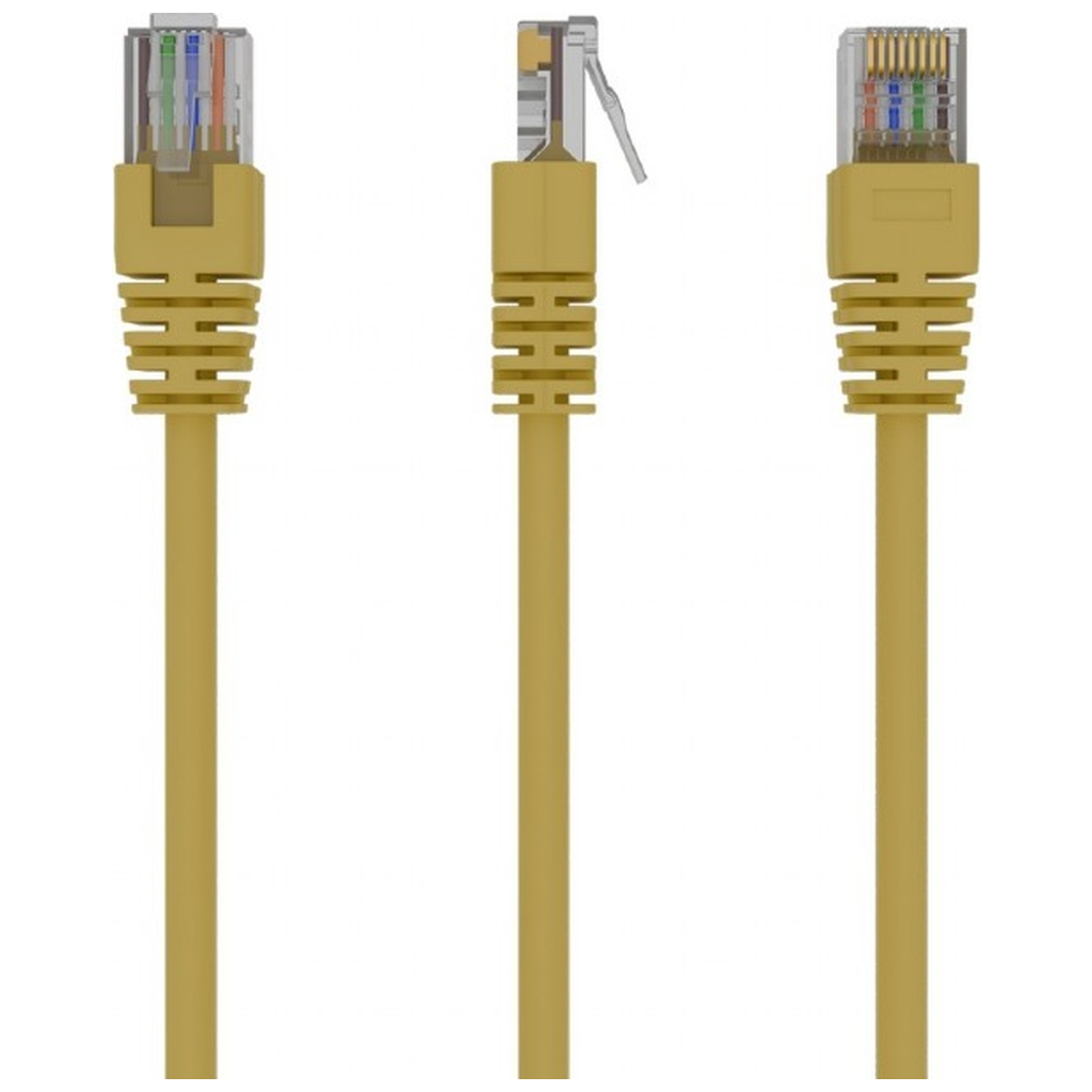 Патч-корд 3м UTP cat 5е CCA Cablexpert (PP12-3M/Y) - зображення 1