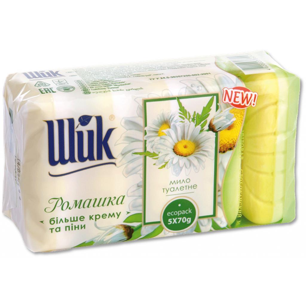 Тверде мило Шик Еліксир антибактеріальний Ромашка 5x70 г (4820023366039) - зображення 1