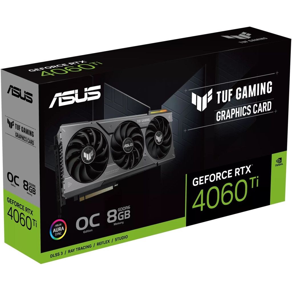 Відеокарта ASUS GeForce RTX4060Ti 8Gb TUF OC GAMING (TUF-RTX4060TI-O8G-GAMING) - зображення 12
