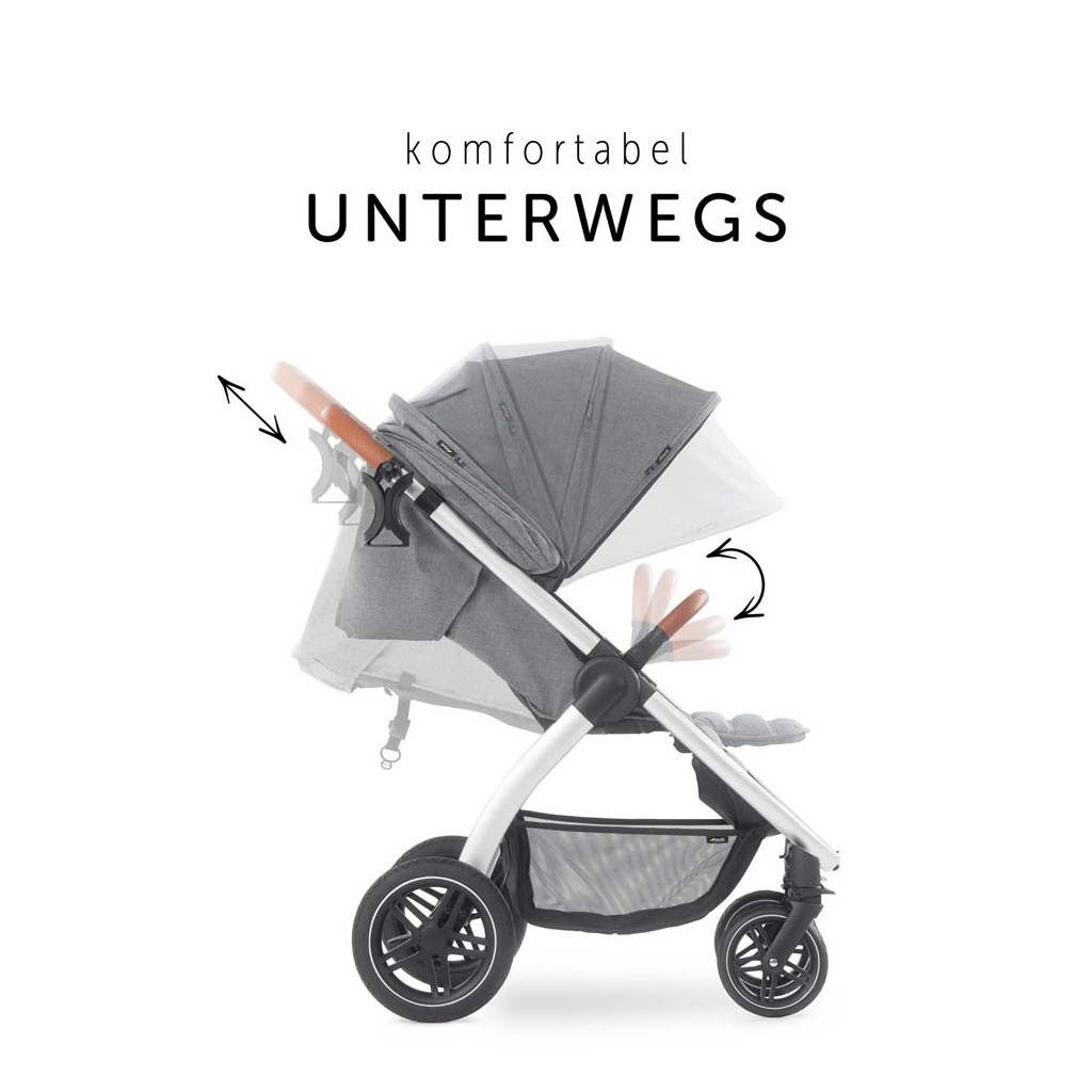 Коляска Hauck Uptown Melange Grey (14828-0) - зображення 10
