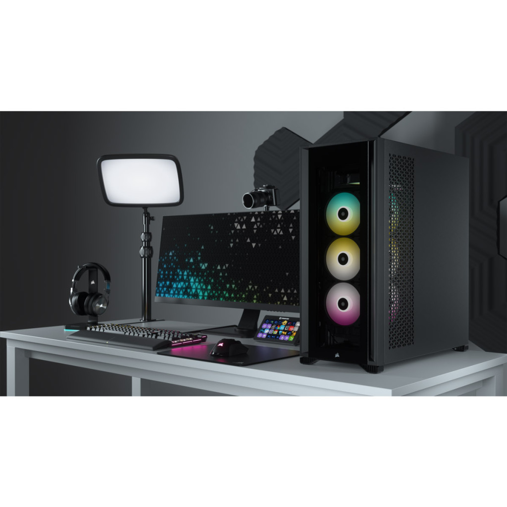 Корпус Corsair iCUE 7000X RGB Tempered Glass Black (CC-9011226-WW) - зображення 10