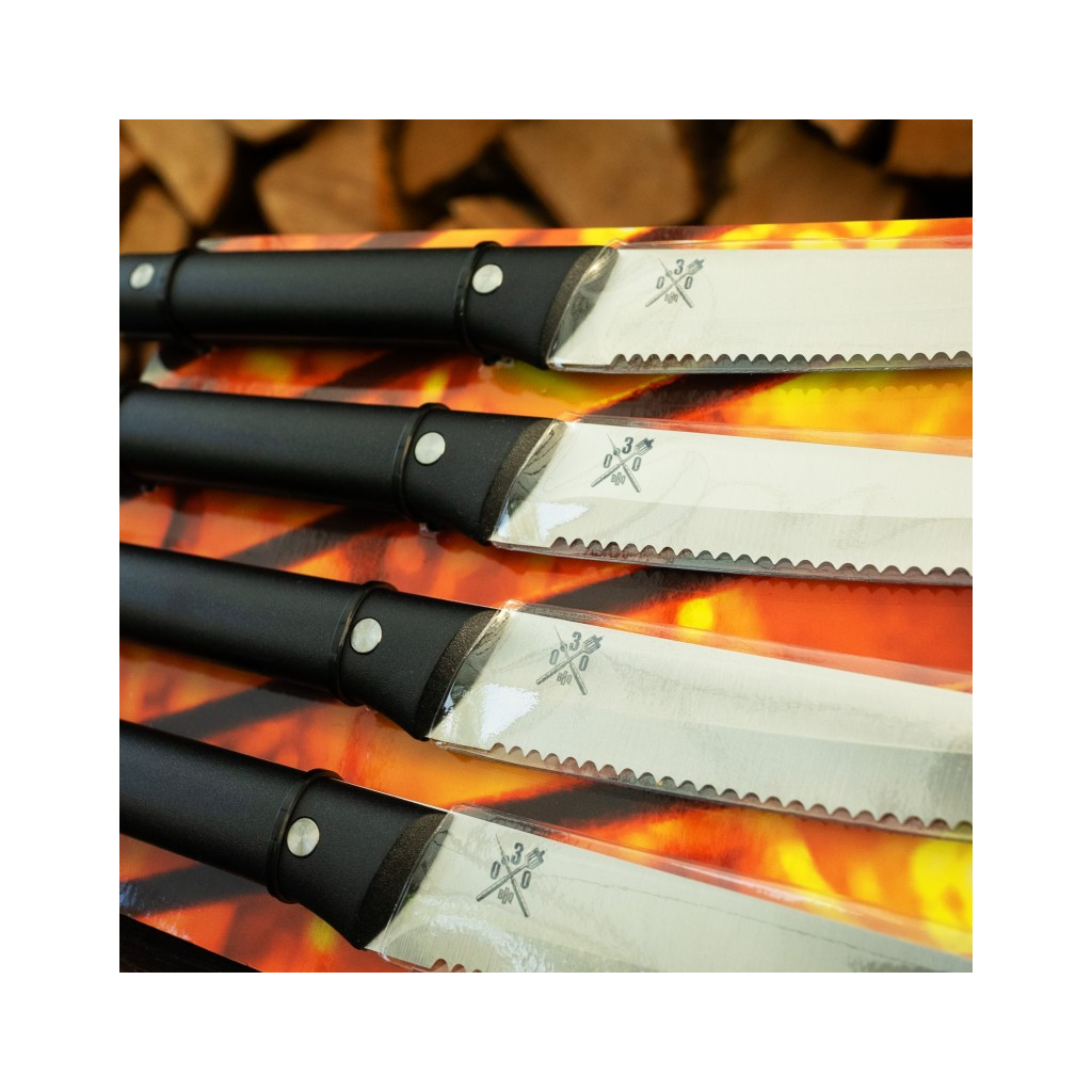 Столовий ніж Gefu BBQ для стейків Набір 4 шт (89155) - зображення 4