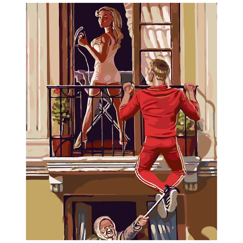 Картина по номерам Strateg Спіймали на гарячому 40х50 см (SY6168) - зображення 1