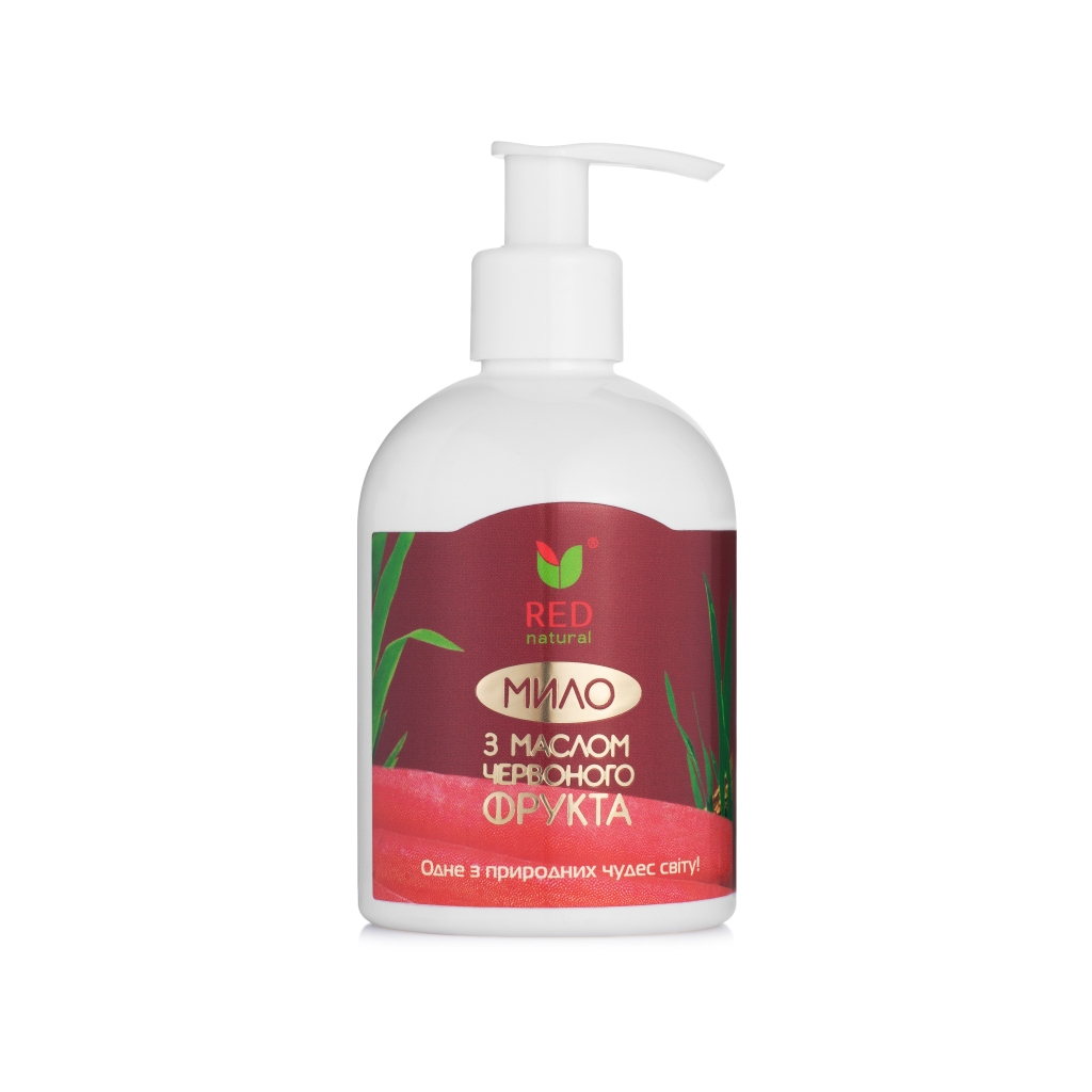 Рідке мило Red Natural з олією червоного фрукта 250 мл (4820202690160) - зображення 1