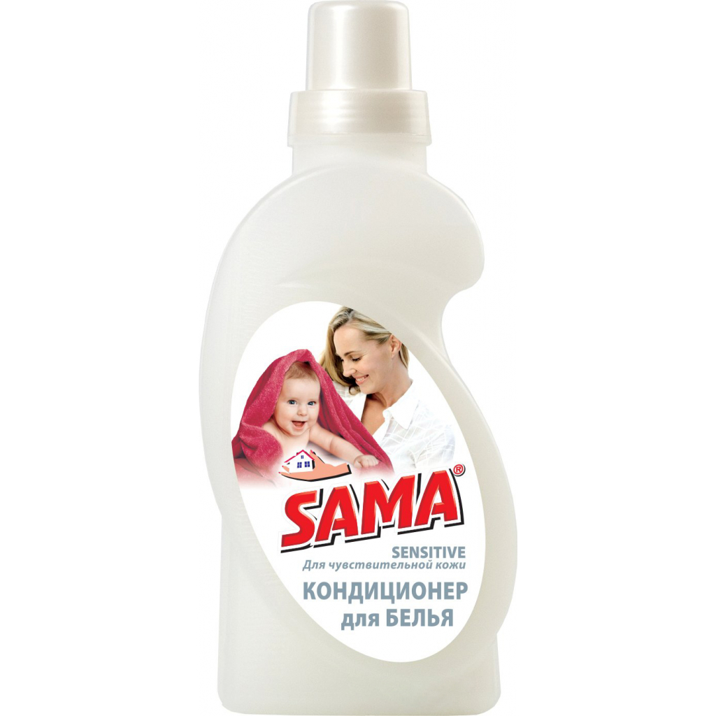 Кондиціонер для білизни Sama Sensitive 750 мл (4820020264130) - зображення 1