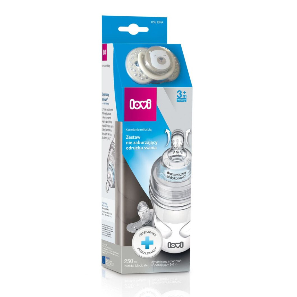 Пляшечка для годування Lovi Захист рефлексу ссання Buddy Bear 250 мл (0205exp) - зображення 3