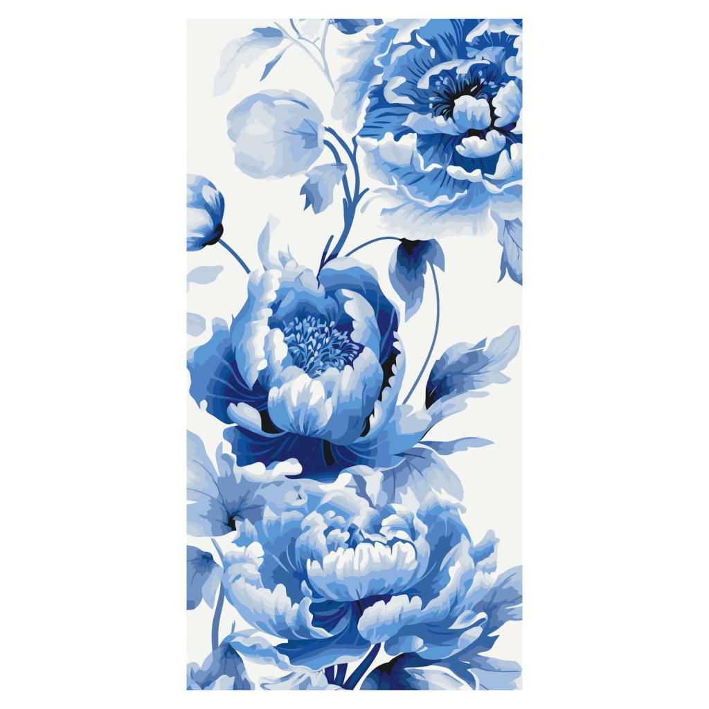 Картина по номерам ArtCraft Небесні півонії 40х80 см (13090-AC) - зображення 1