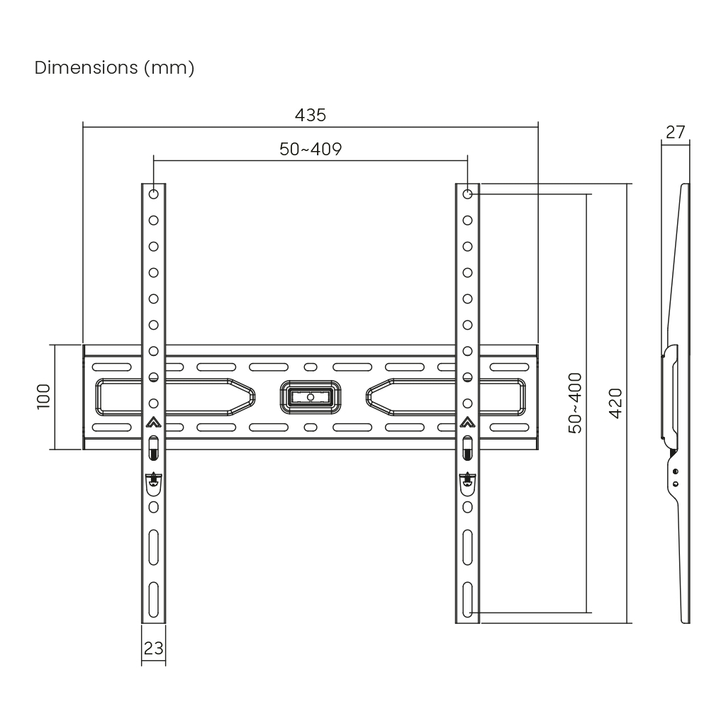 Кронштейн Brateck KL36-44F - зображення 3