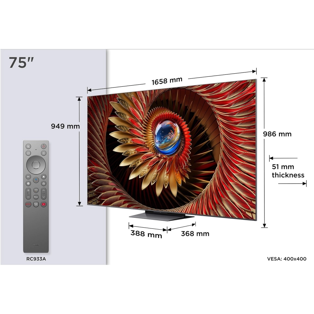 Телевізор TCL 75C8K - зображення 8