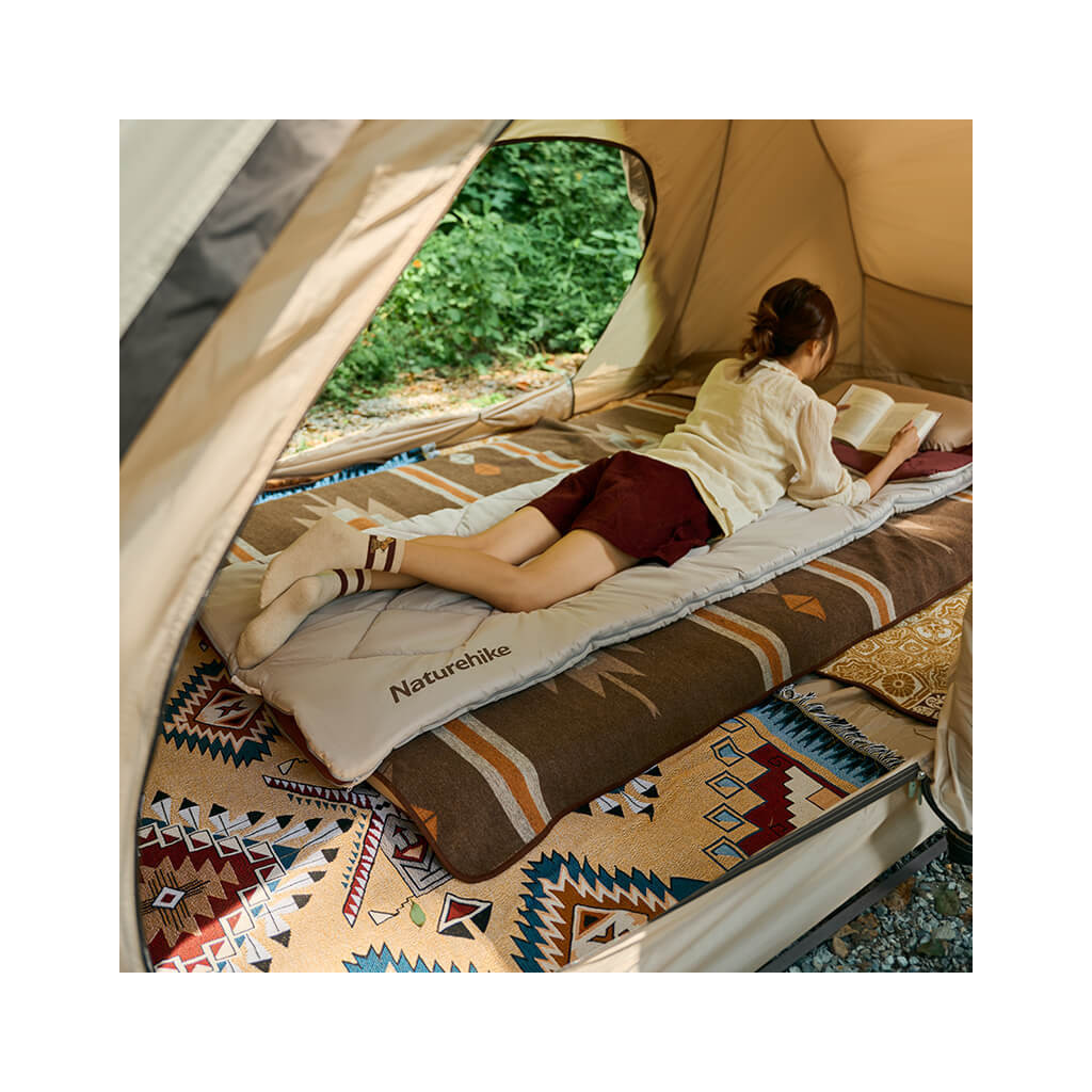 Спальний мішок Naturehike R350 CNH22SD005 Burgundy/Beige (6927595753514) - зображення 10