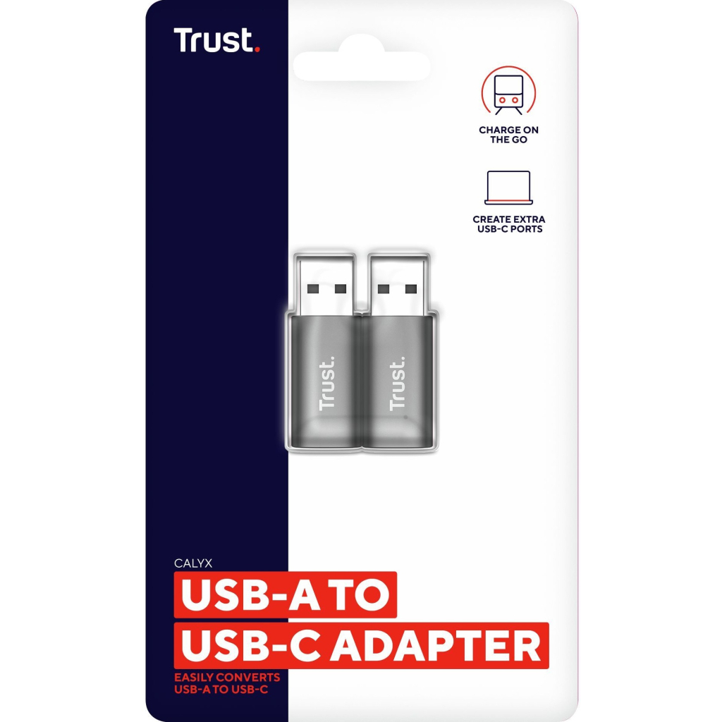 Перехідник USB-C to USB-A 3.2 Adapter 2-Pack Trust (25573_TRUST) - изображение 10