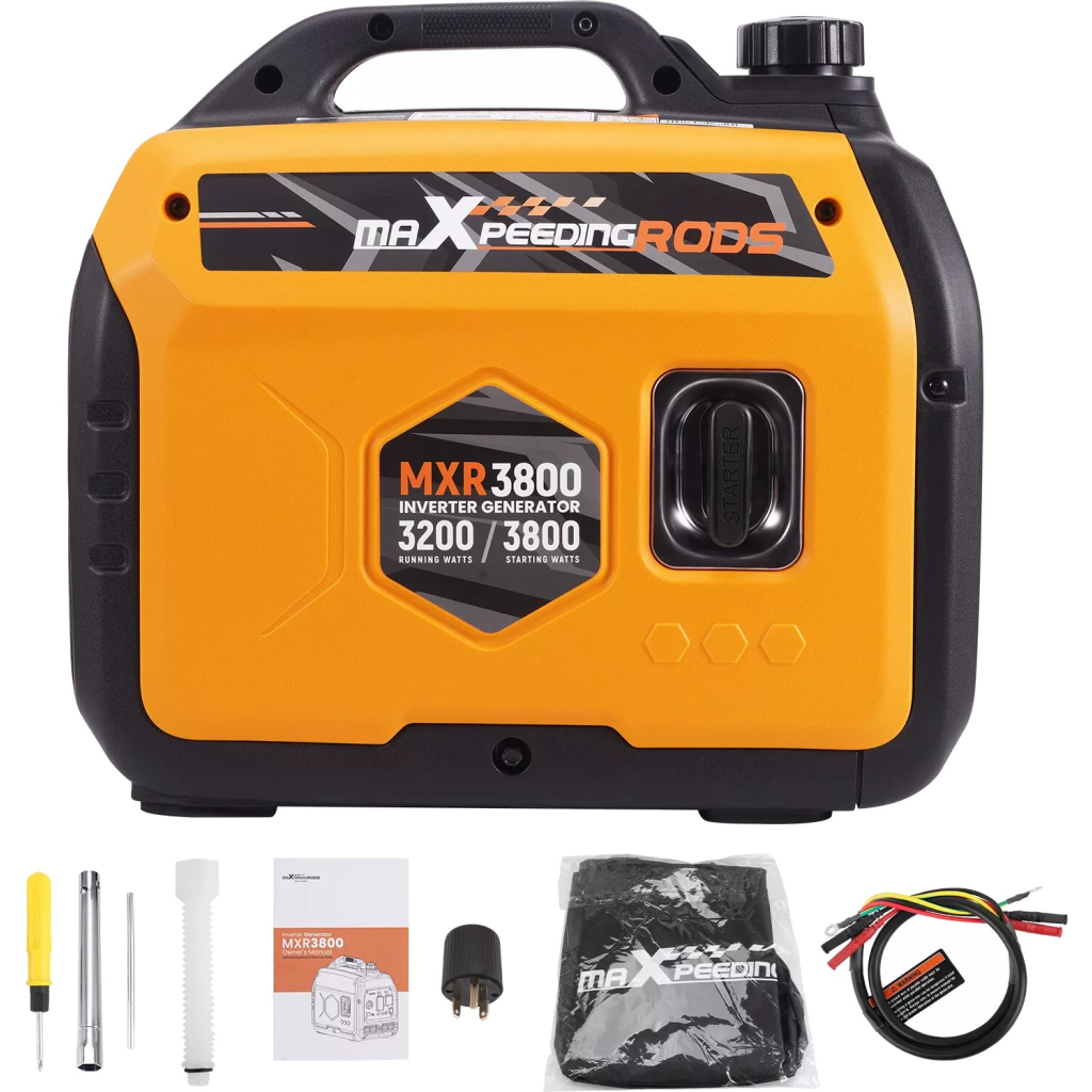 Генератор maXpeedingRODS MXR3800 інверторний 3,2 kW, 220V, 50Hz, 4л, ручний запуск (mxr3800) - зображення 7