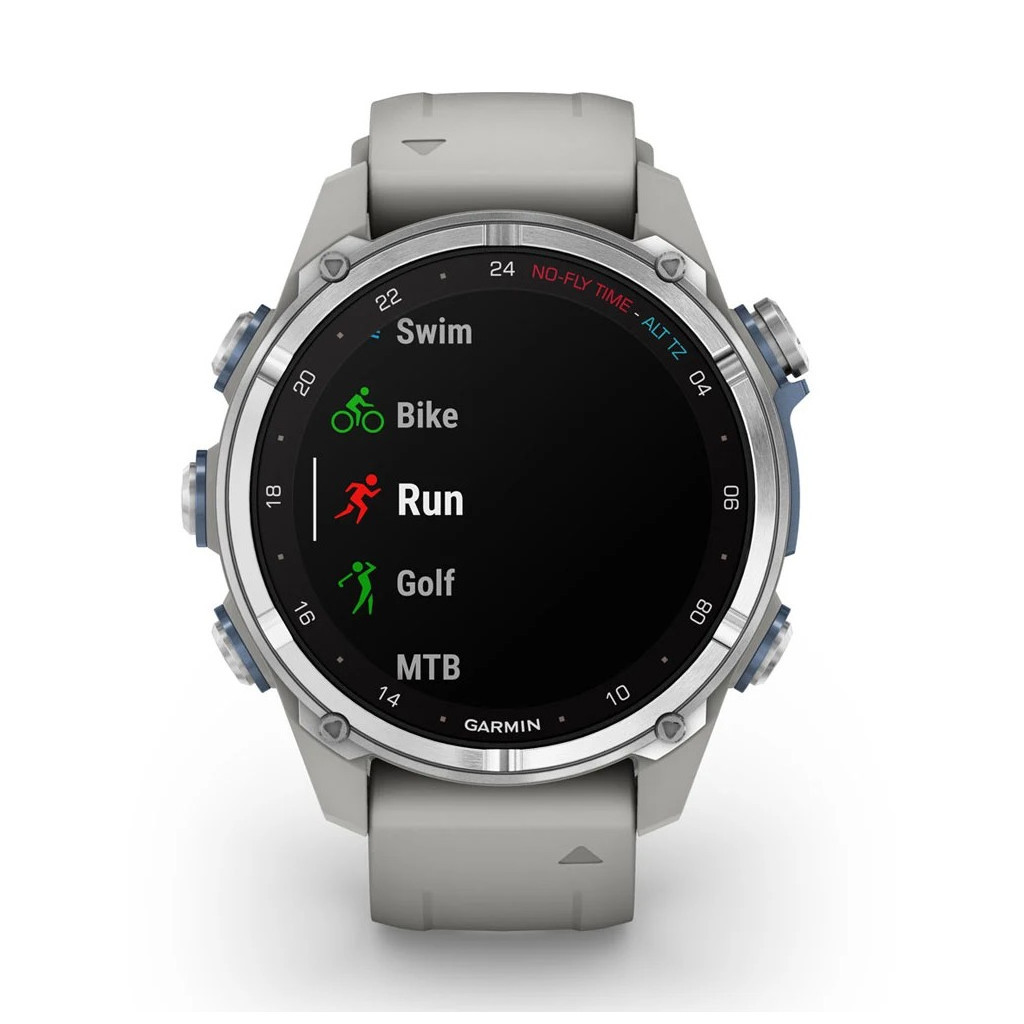 Смарт-годинник Garmin Descent Mk3, 43mm, Passvtd Steel/Fog Gry, Dive Computer, GPS дайвінг комп'ютер (010-02753-04) - зображення 2