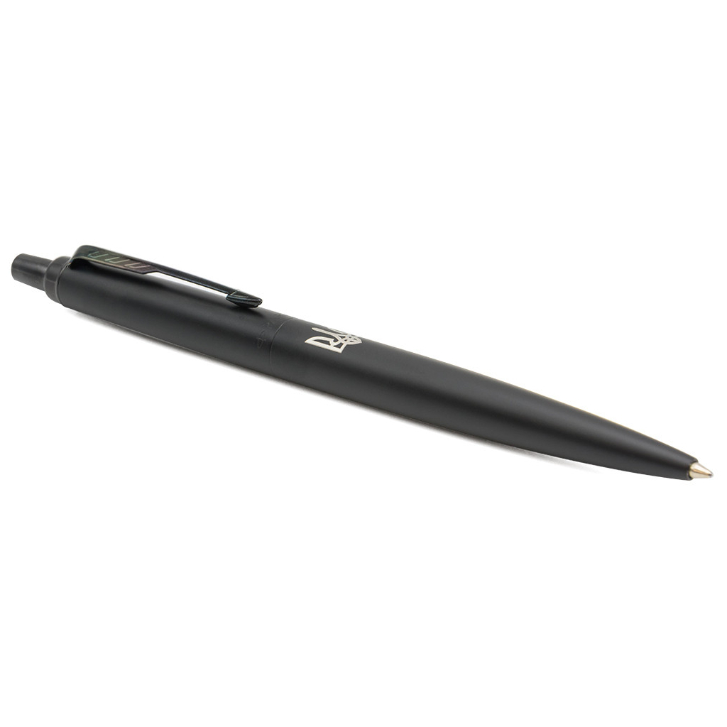 Ручка кулькова Parker JOTTER 17 XL UKRAINE Monochrome Black BT BP Тризуб (12432_TR) - зображення 2