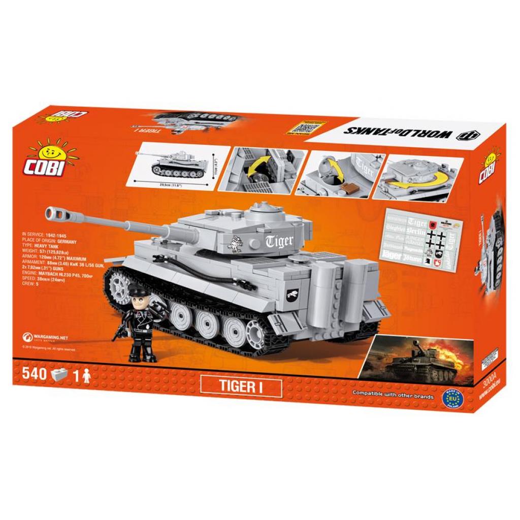 Конструктор Cobi World Of Tanks Тигр I 545 деталей (COBI-3000B) - зображення 7
