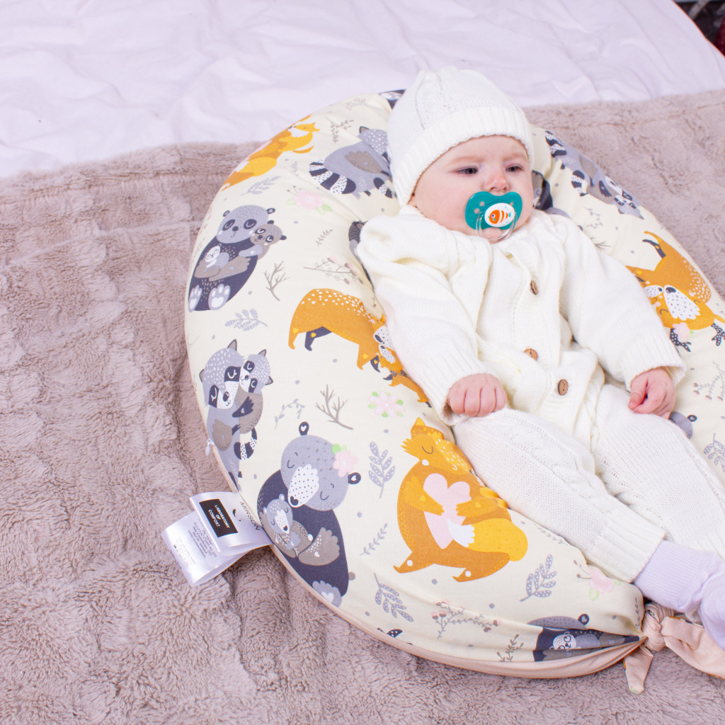 Подушка MirSon для вагітних та годування №8332 Print Line 17-0559 Elkasso Бязь 30х170х20 см (2200006200574) - зображення 8