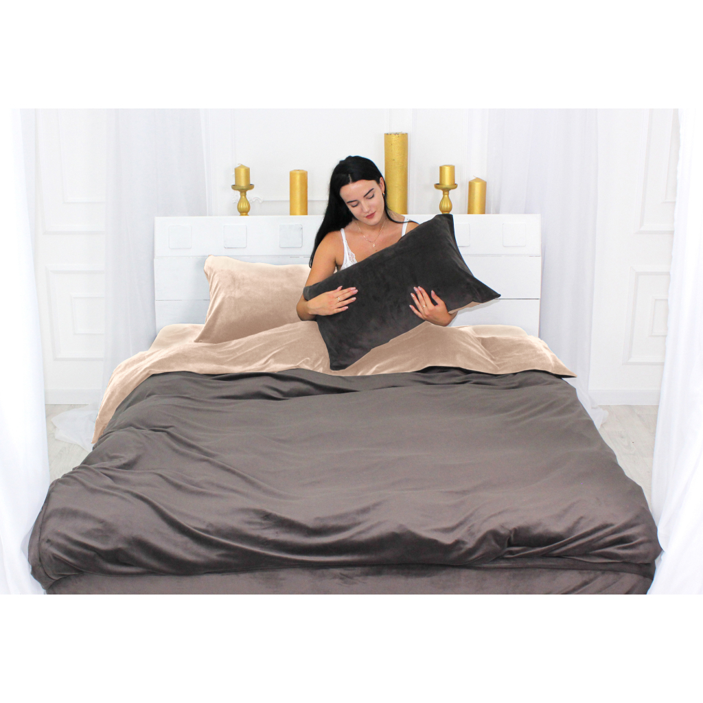 Постільна білизна MirSon Велюр Winter Frost 28-0004 + 28-0003 Kohleria Velvet 2х143х210 (2200004008653) - зображення 2