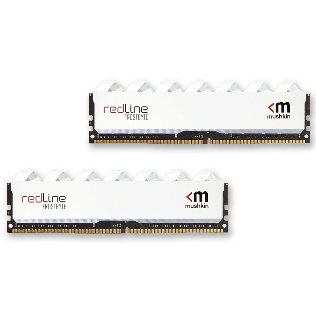 Модуль пам'яті для комп'ютера DDR4 32GB (2x16GB) 3200 MHz Redline White Mushkin (MRD4U320GJJM16GX2) - зображення 1