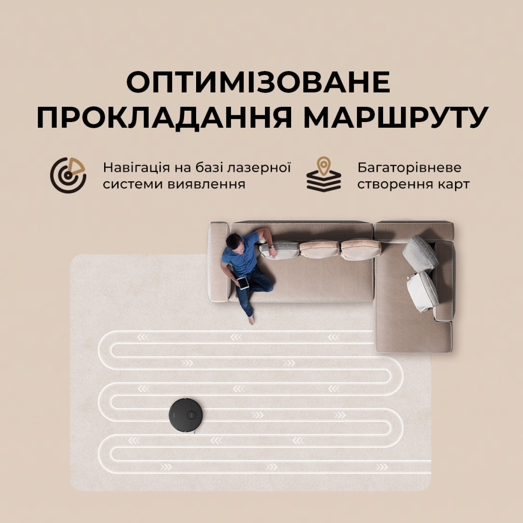Пилосос Dreame Bot D20 White (RLD35GA) - зображення 10