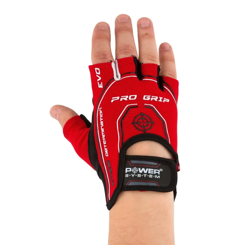 Рукавички для фітнесу Power System PS-2260 Pro Grip EVO Red M (PS_2260RD-3_M) - зображення 2