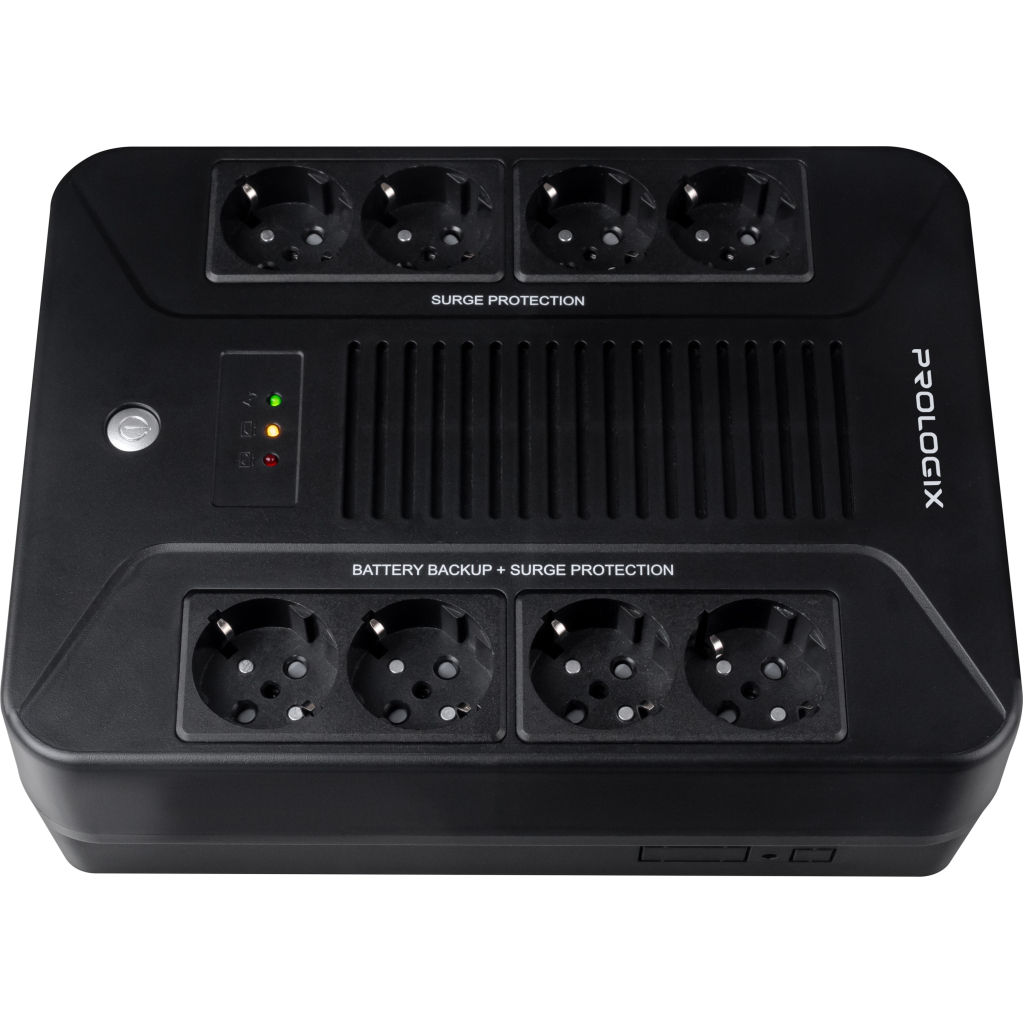 Пристрій безперебійного живлення Prologix 850VA 480W (PLP850VA8LED) - зображення 3