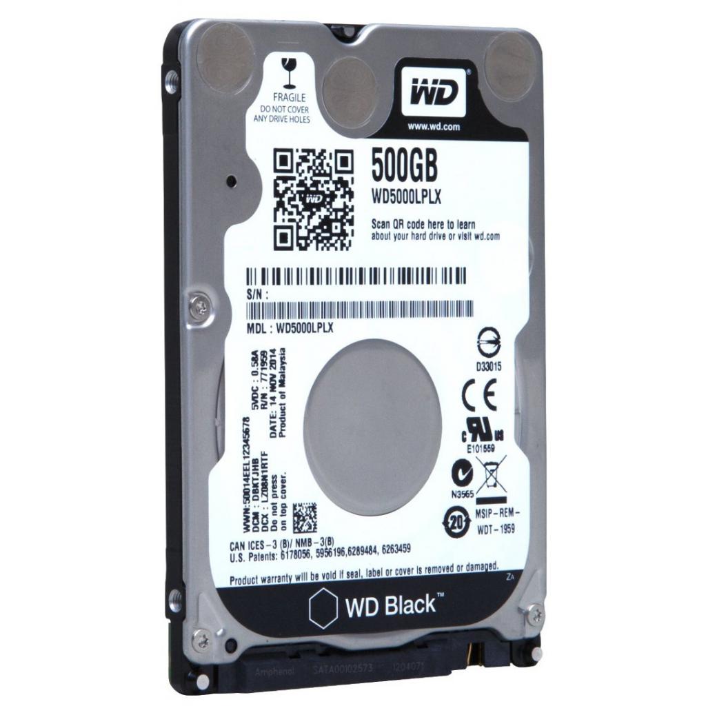 Жорсткий диск для ноутбука 2.5" 500GB WD (WD5000LPLX) - зображення 2