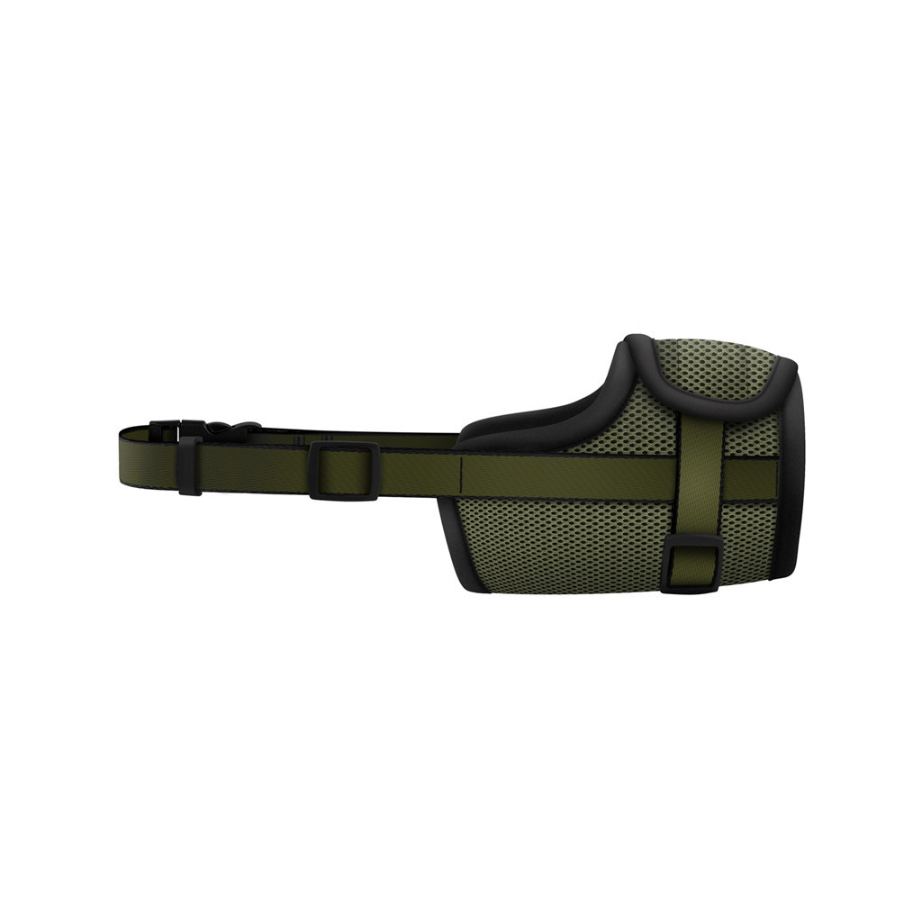 Намордник для собак WAUDOG Pro пластиковий фастекс XL 35-43 см хакі (689831) - зображення 2