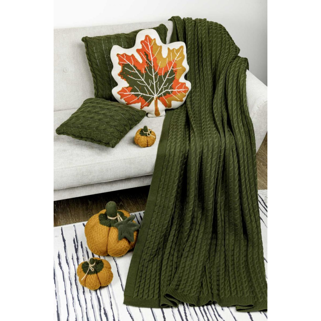 Плед Прованс Happy Fall Kosa Оливковий 130х170 см (4823093446908) - зображення 5
