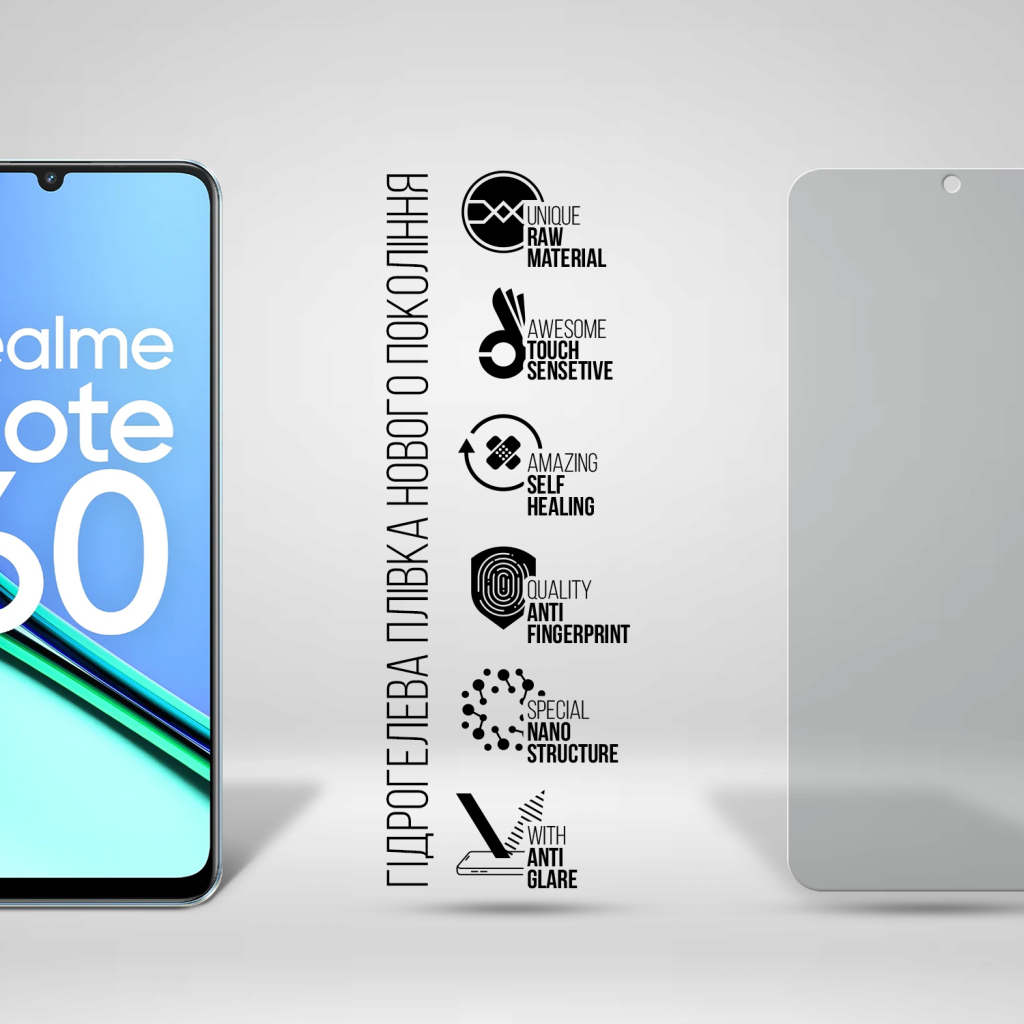 Плівка захисна Armorstandart Matte Realme Note 60 4G (ARM81161) - зображення 2