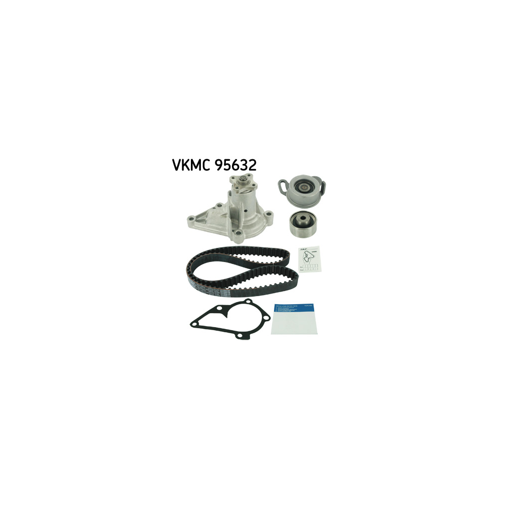 Комплект ременя ГРМ з помпой SKF VKMC 95632 - зображення 1