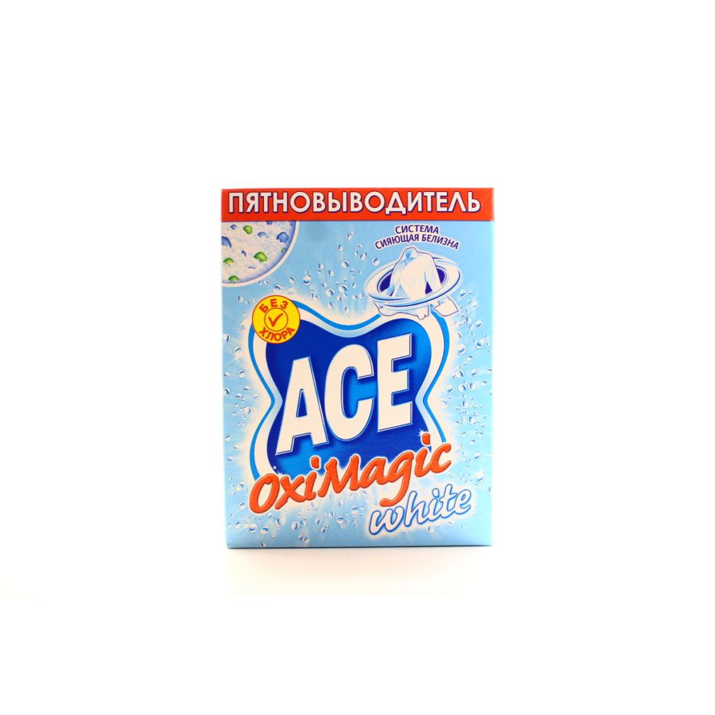Засіб для видалення плям ACE Oxi Magic White 500 г (8001480022522) - зображення 1