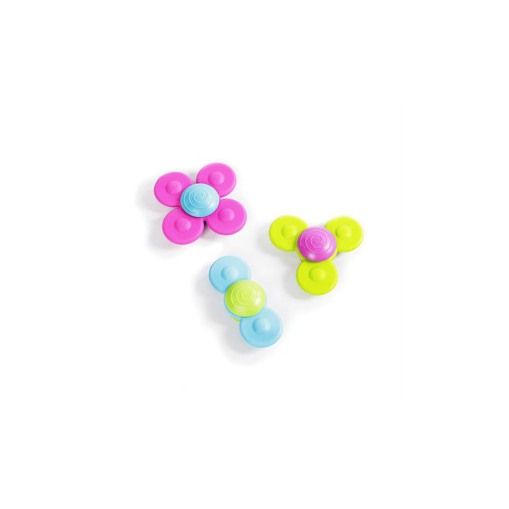 Брязкальце Fat Brain Toys набір прорізувачів-спінерів із присосками Whirly Squigz 3 шт (F210ML) - изображение 2