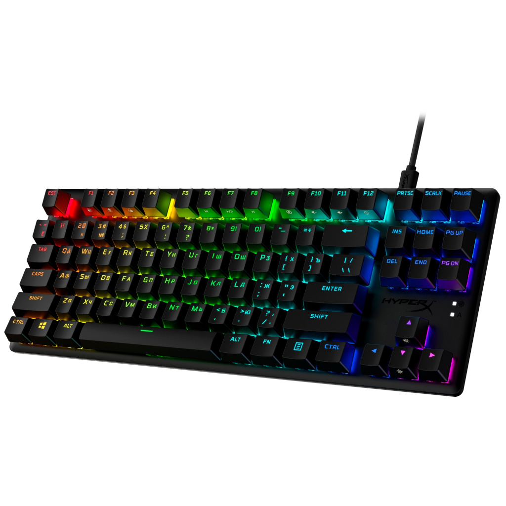 Клавіатура HyperX Alloy Origins Core PBT HX Aqua (639N9AA) - зображення 3